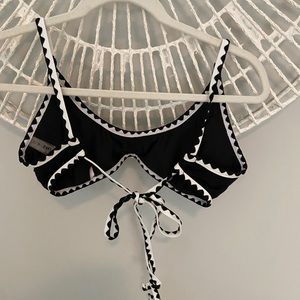 zaful crochet detailed bikini